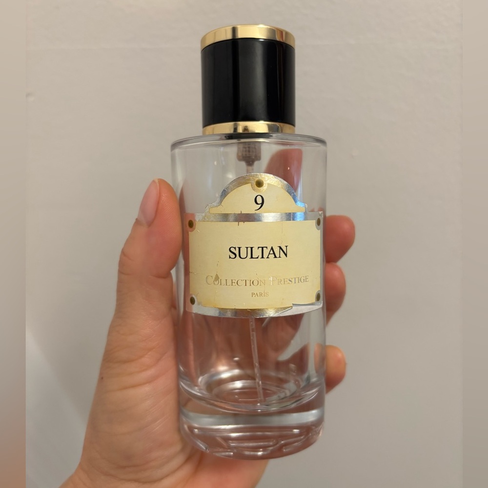 Empty Sultan 9 Collection Prestige Paris parfumerie bottle for 100ml / 3.4 FL.OZ